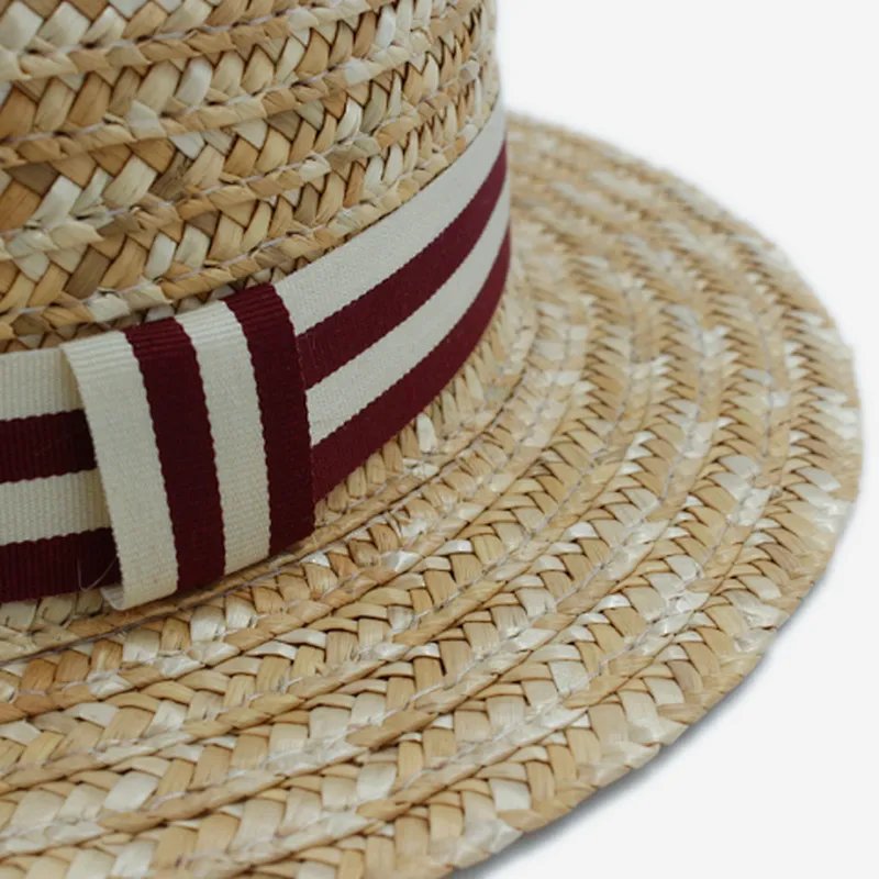 New Fashion Brown Panama Hats Outdoor Protection Sun Wide Brim Floppy Brim Hat Floppy Raffia Straw Hat