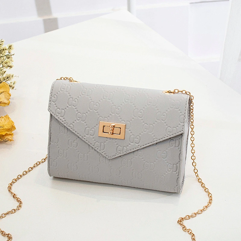 Cheap Price Lady Fashion Mini Messenger Bag Small Pu Leather Chain Shoulder Bag
