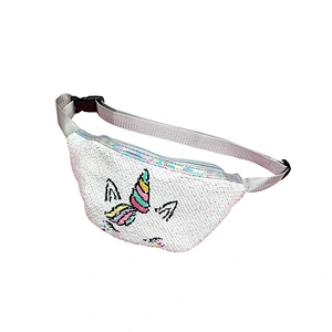 New Design Women Crossbody Bag Reversible Sequin Glitter Fanny Pack Ladies Outdoor Sports Unicorn Waist Bag For Girls