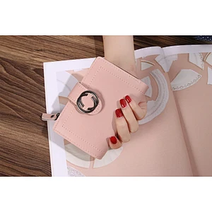 2020 New Design Colorful High Quality Plain Waterproof Ladies Clutch Purse Custom PU Leather Zipper Wallet Women