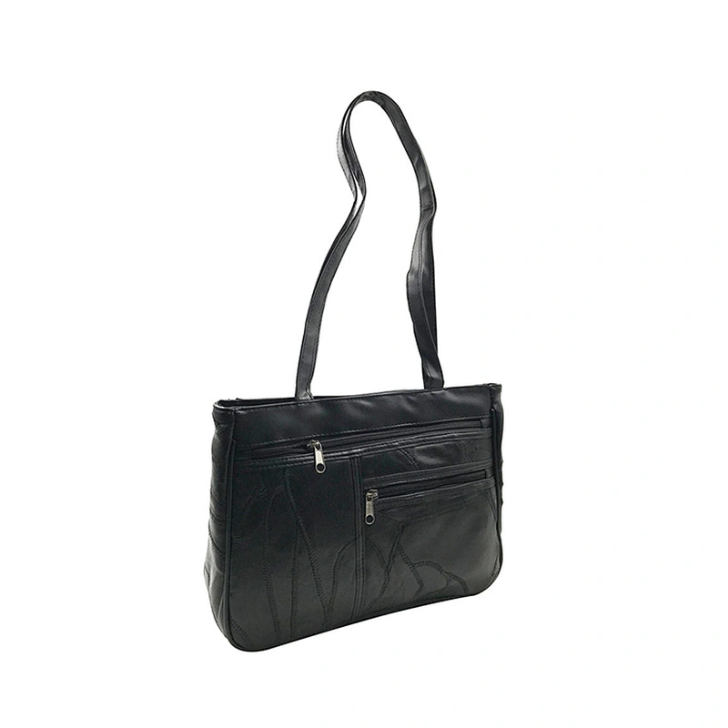 2020 New Factory Custom Patch Leather Handbag Crossbody