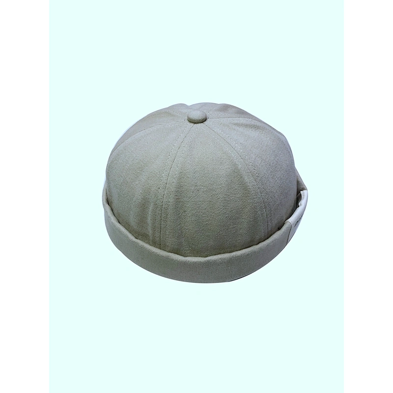Cheap No Brim Cotton Hat Pure Color Landlord Hats Short Beanie Caps Hip Hop Baseball Brimless Cap