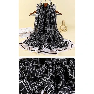 New Satin Silk Scarf Female Spring Fashion Brand Korean Version Silk Air Conditioning Shawl Beach Scarves
