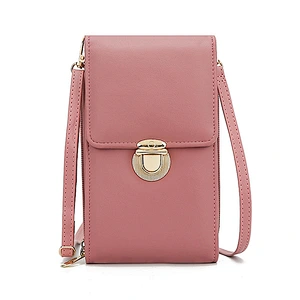 Korean Style Female New Trendy Wild One-Shoulder Messenger Bag Summer Mini Vertical Female Mobile Phone Bag