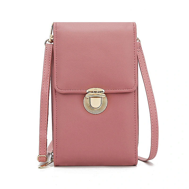Korean Style Female New Trendy Wild One-Shoulder Messenger Bag Summer Mini Vertical Female Mobile Phone Bag