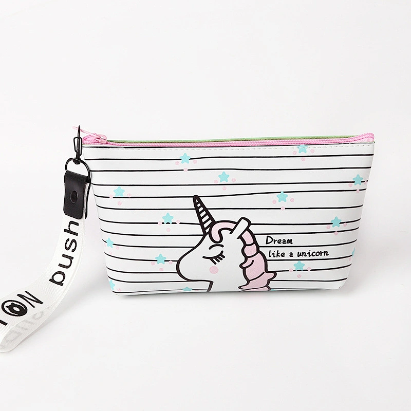 Creative Cute Girl Large Capacity Hand-Held Waterproof Travel Portable Cosmetic Bag Storage Bag