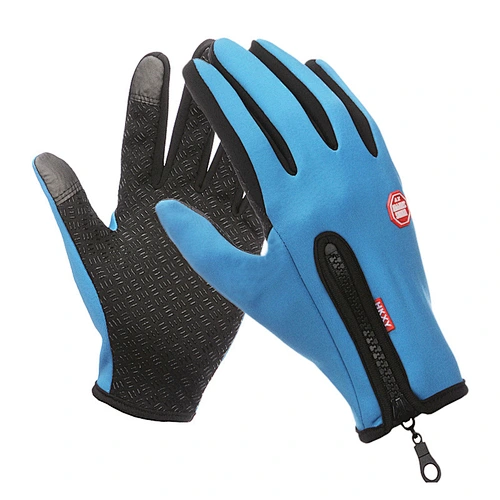 Wholesale Price Cycling Gloves Full Finger Neoprene PU Breathable Leather Warm Winter Outdoor Sports Gloves