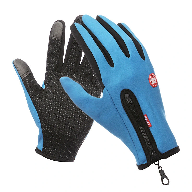 Wholesale Price Cycling Gloves Full Finger Neoprene PU Breathable Leather Warm Winter Outdoor Sports Gloves