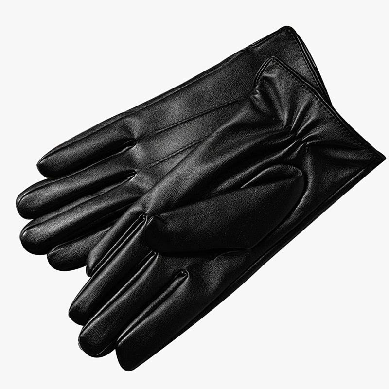 Student Korean Cute Women Leather Gloves Keep Warm Plus Velvet Thicken Touch Screen Outdoor Cycling Driving Winter Gloves