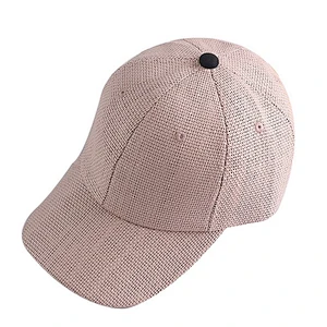2020 New Design Fashion Straw Hat Beach Sunshade Baseball Straw Hat