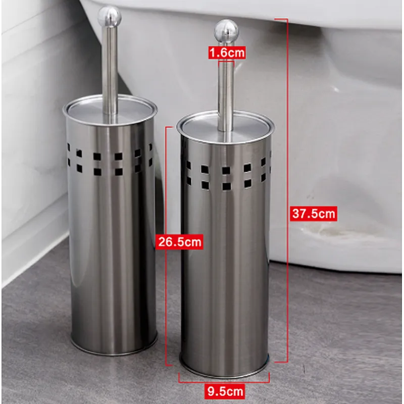 Toilet brush hodler 10.2x27/38cm, mirror finished