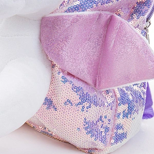 Plush unicorn cartoon kindergarten school bag cute children small backpack girl backpack