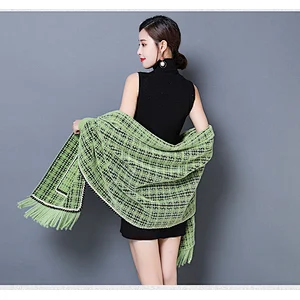 New Style Shawl Scarf Tassel With Sleeve Mink Velvet Thick Cloak Red Cheongsam Wedding Outer Coat Women Shawls