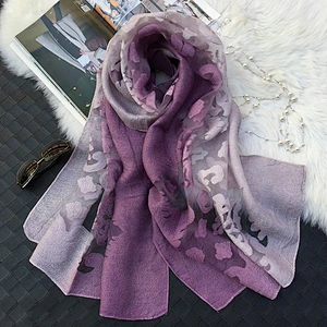 MY Cloud Jacquard Sunscreen Silk Scarf Hijab Scarfs Summer Lady Shawl Beach Cover-ups Scarves Wraps