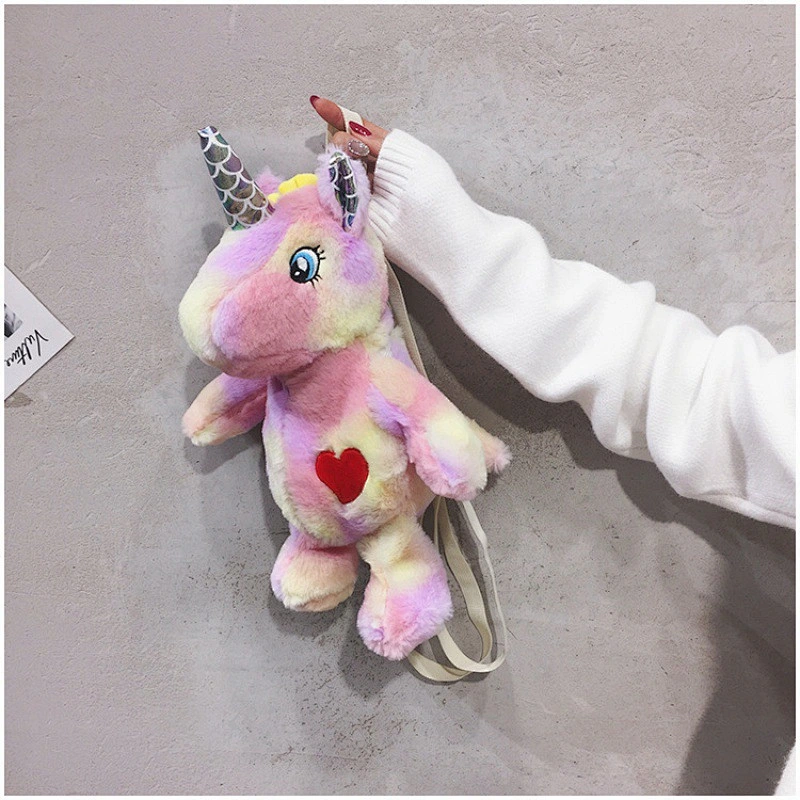 School Children'S Travel Big Backpack Bags Pack Children New Arrival Quality 3D Unicorn Design Popular Back Bag