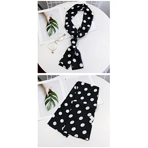 Custom Printed Spring Autumn Versatile Double-Sided Decorative Fashion Small Silk Scarves