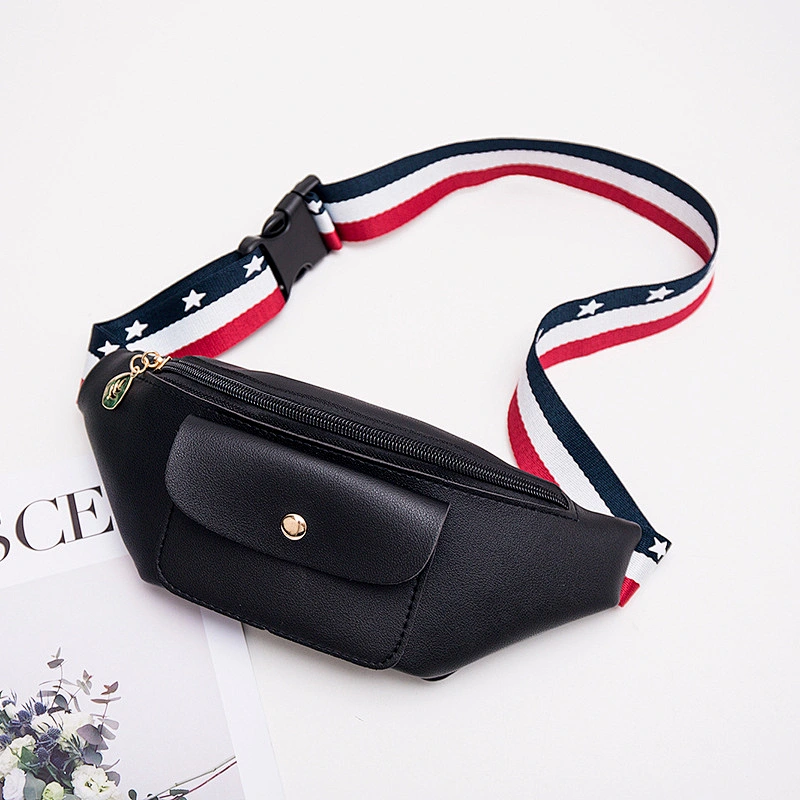 Factory Wholesale 2020 Waist Bag Spring Summer Korean Version New Color Ribbon Multi-Pocket Shoulder Chest Bag