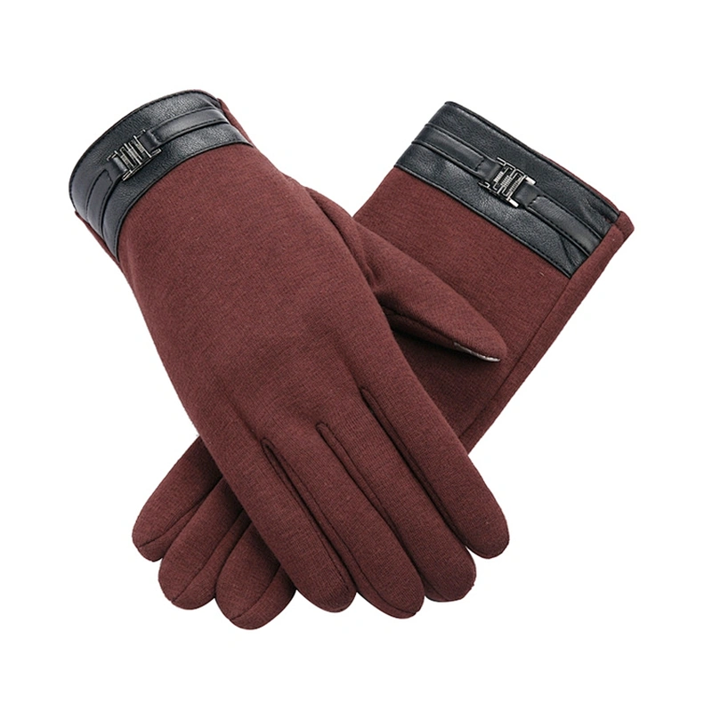 Factory Wholesale Touch Screen Business Gloves Men'S Winter Classic Outdoor Warmth Men'S Driving Plus Velvet Gloves