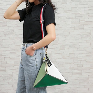 New 2020 Trending Folding Irregular Geometry Shoulder Designer Bags Women Handbags Ladies Hand Bag
