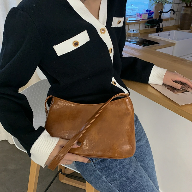 Retro Bag 2020 New Design Underarm Ladies All-Match Korean Style Simple Portable Shoulder Bag
