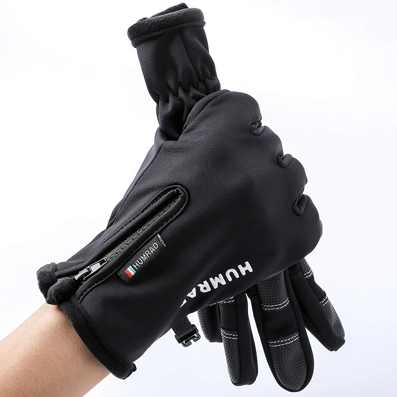 High Quality Full Finger Touch Screen Plus Velvet Ski Gloves Outdoor Sports Gloves Winter Warm Windproof Gloves