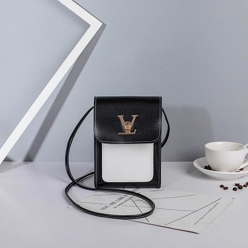 Korean New Multifunctional Mobile Phone Bag PU Mini Shoulder Crossbody Bag