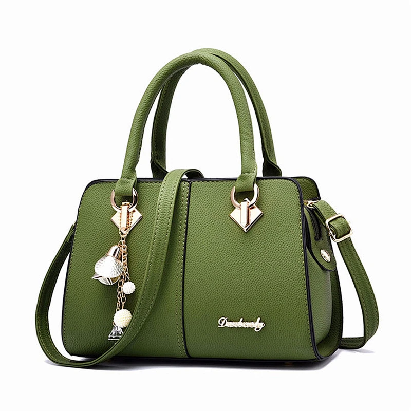 2020 High Quality Elegance Luxury Tassel Chain Pu Leather Shoulder Handbag