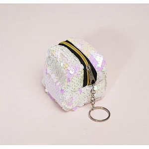 New sequined square three-dimensional mini coin purse ladies coin purse key case