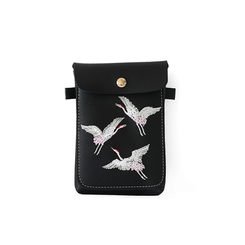 2020 New Student Handbags Fashion Simple Fresh Forest Embroidery Retro Personality Mobile Phone Bag