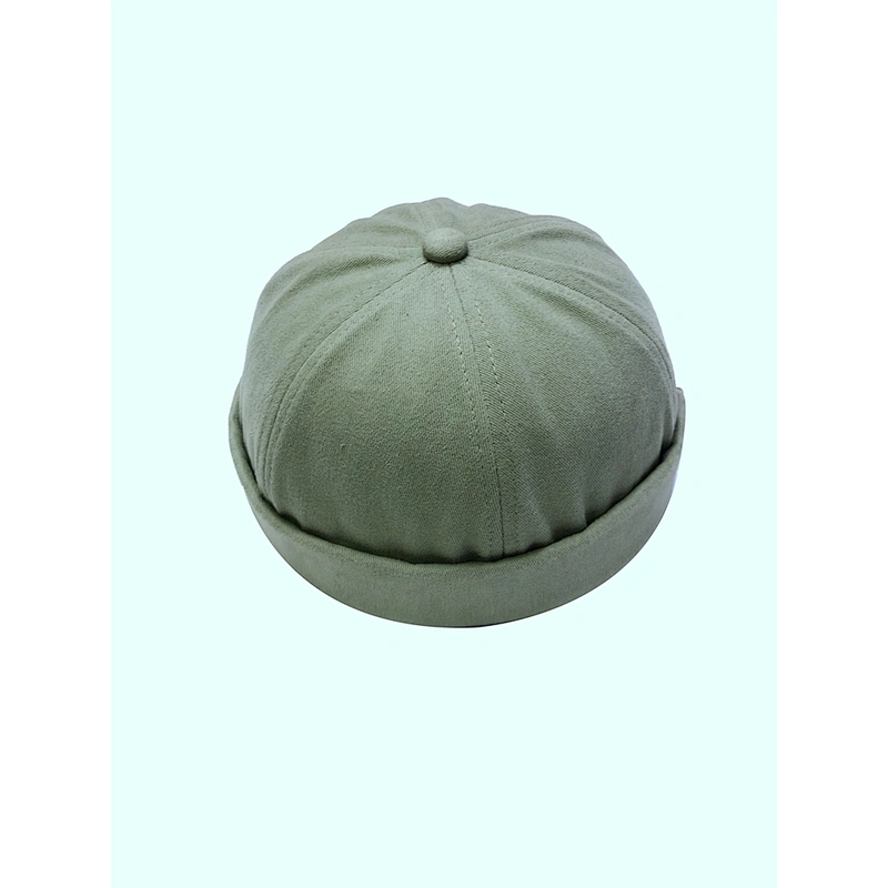Cheap No Brim Cotton Hat Pure Color Landlord Hats Short Beanie Caps Hip Hop Baseball Brimless Cap