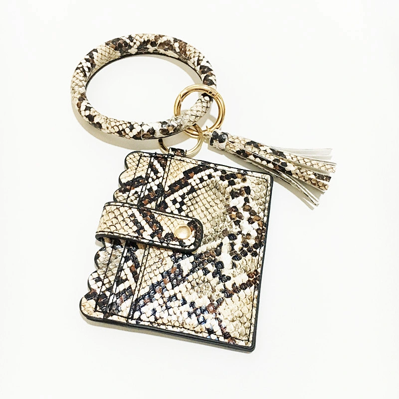 Leather Wristlet Wallet Wholesale Monogram Personalized Snakeskin Credit Card Wallet