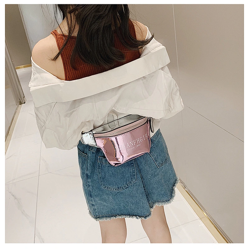 Customization Women Waterproof Laser Wide Belt Waist Pack Transparent Outdoor Fanny Pack