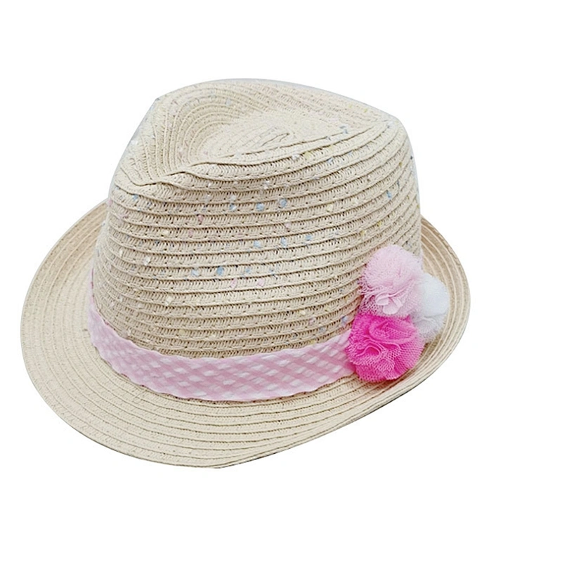 Women Wide Brim Beach Sun Hat Straw Panama Foldable Roll Up Hat Floppy Paper Straw Hat