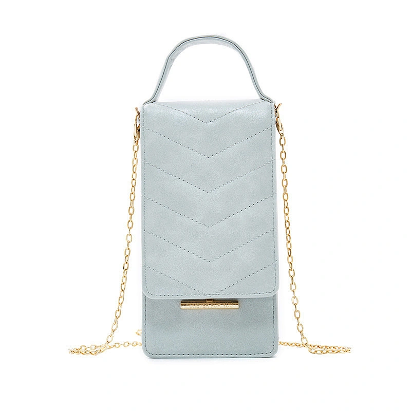 Wholesale Ladies Shoulder Bag Fashion Multifunctional Messenger Bag PU Chain Ladies Mobile Wallet