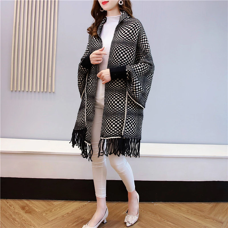 2020 Mink Velvet Cape Cloak Women's Coat Small Fragrance New Style Cardigan Shawl