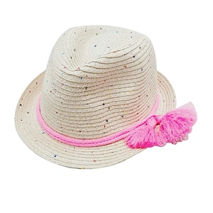 Women Wide Brim Beach Sun Hat Straw Panama Foldable Roll Up Hat Floppy Paper Straw Hat
