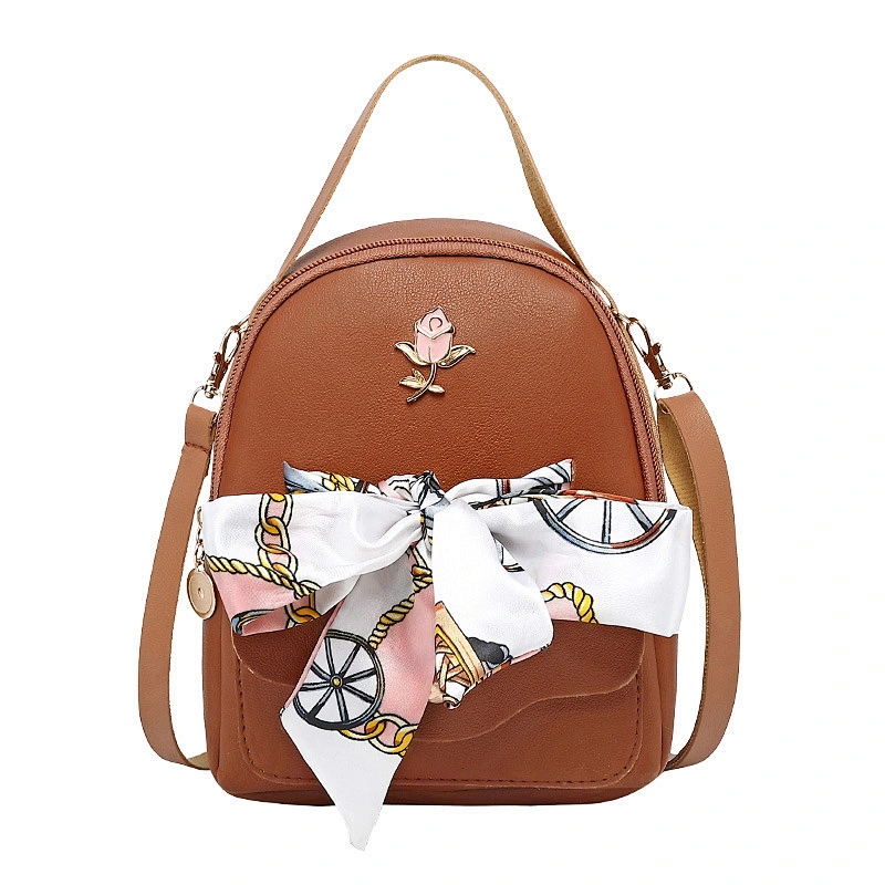 2020 Fashion Trend Small Fresh Bow Small Backpack Shoulder Messenger Shoulder Female Backpack