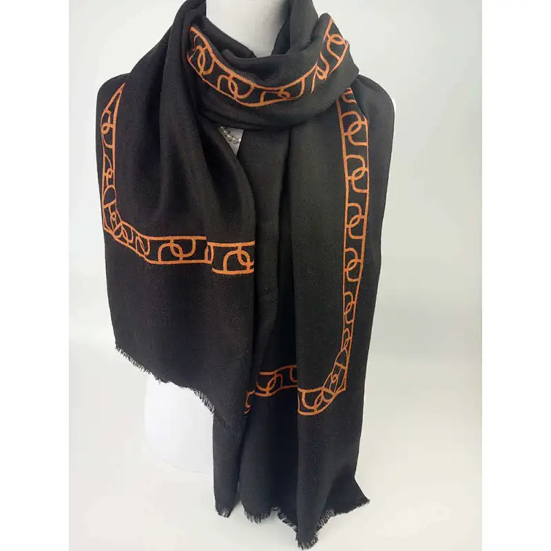 New Style Ladies Autumn Winter Printing Outdoor Office Pashmina Warm Cashmere Shawl