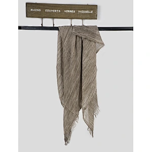 Pure Cotton Big Folds Rough Texture Dirty Dyed Scarf Literary Style Retro Shawl Female