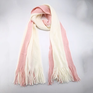 Women'S Multi-Color Long Shawl Scarf, New Warmth Autumn Winter Thick Stitching Color Scarf