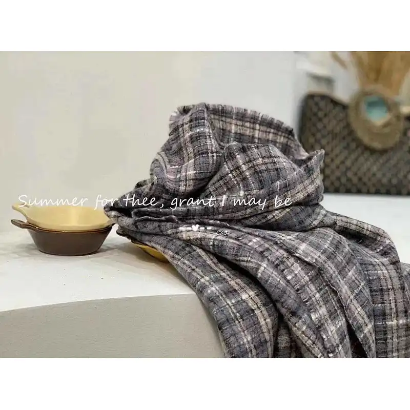 Wholesale Winter Shawl Warm Fashion Plaid Double-sided Colorful Lattice Pashmina Scarf