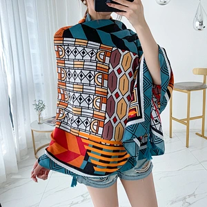 2020 New Product Cotton And Linen Ethnic Scarf Travel Silk Scarf Oversized Decoration Sunscreen Beach Long Shawl