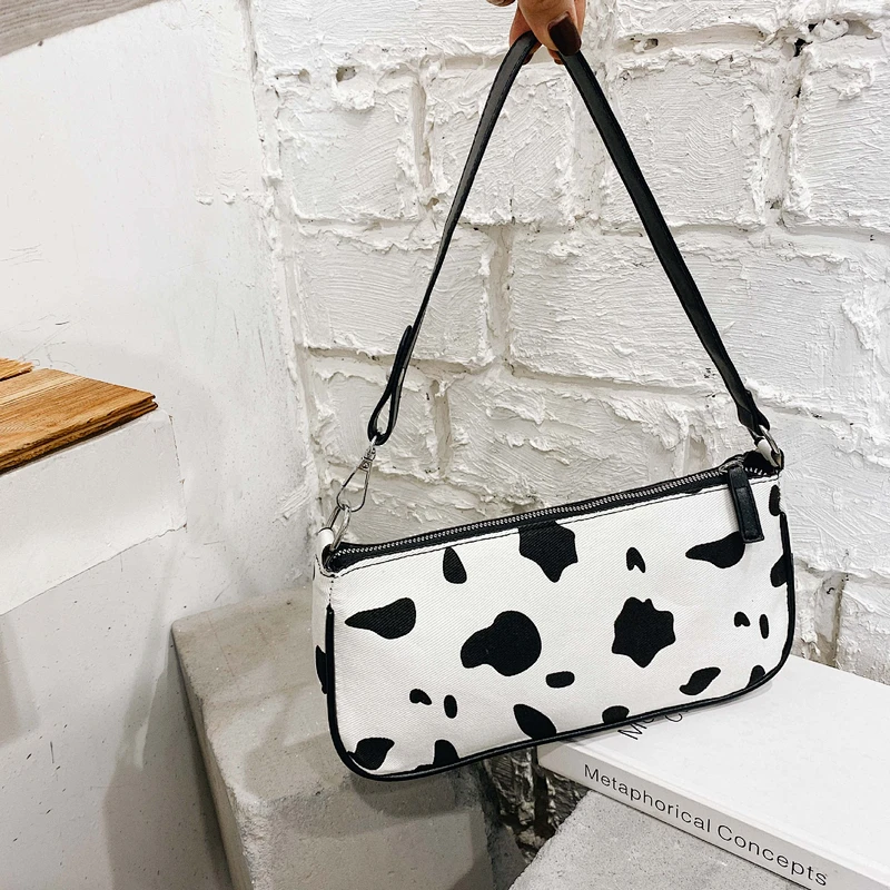 Personality Custom 2021 French Style Bags Ladies Handbag Zebra Print Baguette Bag Women Shoulder Bags