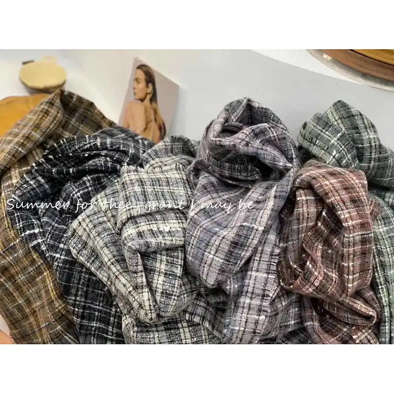 Wholesale Winter Shawl Warm Fashion Plaid Double-sided Colorful Lattice Pashmina Scarf