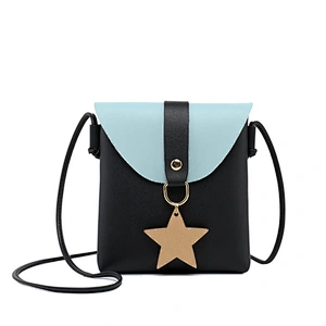 Factory Direct Lucky Star Bucket Coin Purse Little Girl Tassel Shoulder Phone Bag Messenger Bag