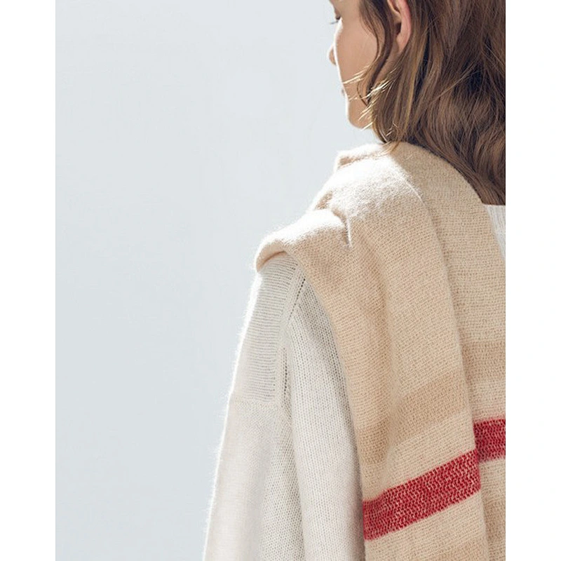 2020 Winter New Retro British Striped Ladies Scarf Long Thick Warm Shawl Scarf Wholesale