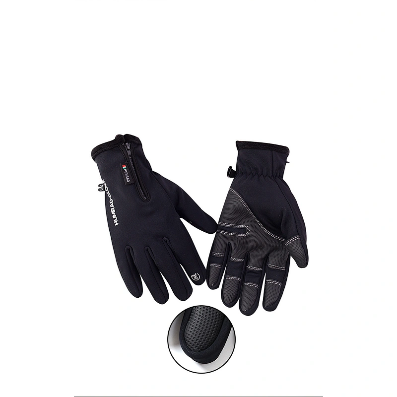 High Quality Full Finger Touch Screen Plus Velvet Ski Gloves Outdoor Sports Gloves Winter Warm Windproof Gloves