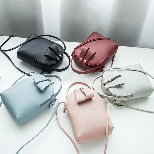 Popular Fashion Ladies' Portable Small Bag Solid Color Messenger Bag Ladies Change Mobile Phone Bag