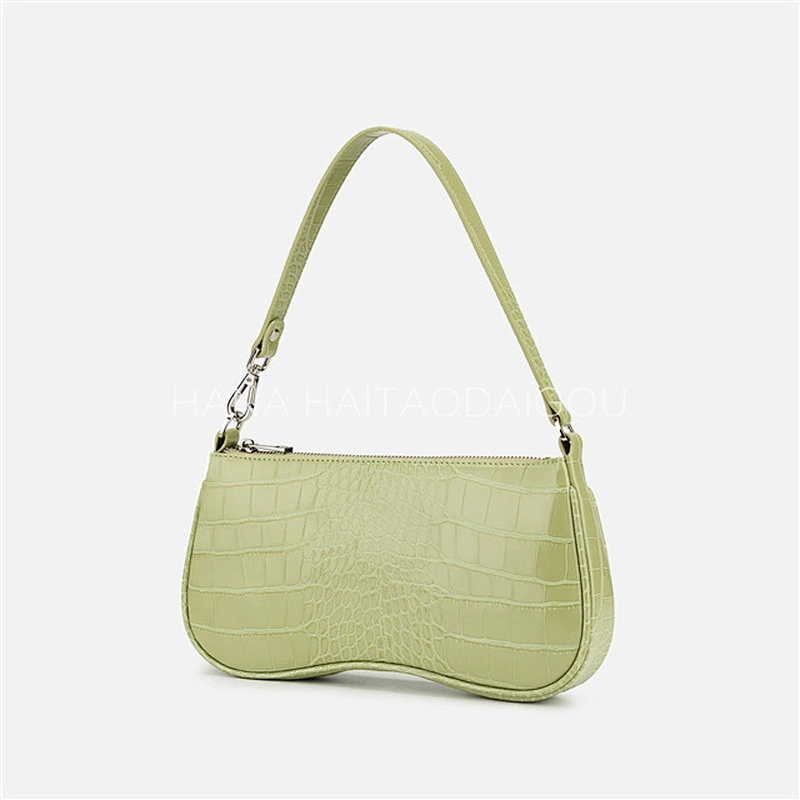 2020 New Fashion Leather Handbags Luxury Crocodile Pattern Underarm Bags Women Single Shoulder Bag