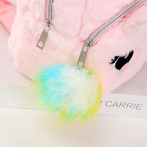 2020 Unicorn Plush Cartoon School Bag Animal Soft Stuffed Plush Backpack Bag For Children Toy